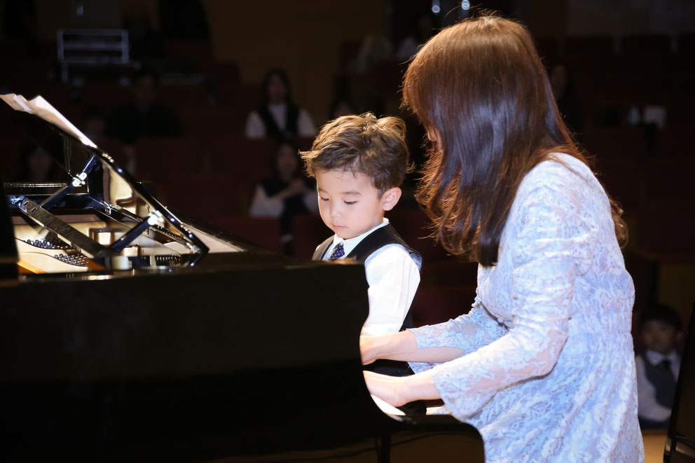 ピアノレッスンの様子